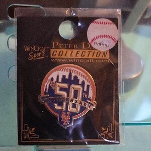 Wincraft Blue and Gold 50th Anniversary Pin